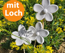 Silikon - Gießform - Wunderschöne Anemone - Blüte - mit Loch für Stecker - vielfältig nutzbar