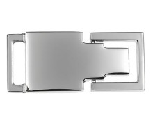 1 Zierteil - Dekoration - 20x47mm - Veno - Silber