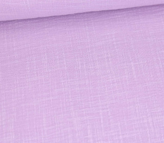 Musselin - Muslin - Double Gauze - Schnuffeltuch - Windeltuch - Uni - Slub-Garn - Flieder