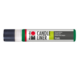 1 Kerzenmalstift - Candle-Liner - Perlmutt-Effekt - 25ml - Marabu - Grün (Col. 216)
