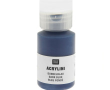 Acrylfarbe - Acrylini - 22ml - Matt - Geruchsarm - Rico Design - Dunkelblau