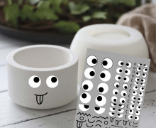 Rub-On Sticker - Funny Faces - Tante Henni Rub-Ons - vielfältig nutzbar