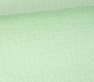 Bio Musselin Lotta - Muslin - Uni - Organic Cotton - Double Gauze - Mint