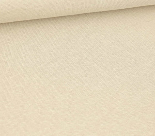 Leinen-Viskose Jersey - Slubgarn - Uni - Beige