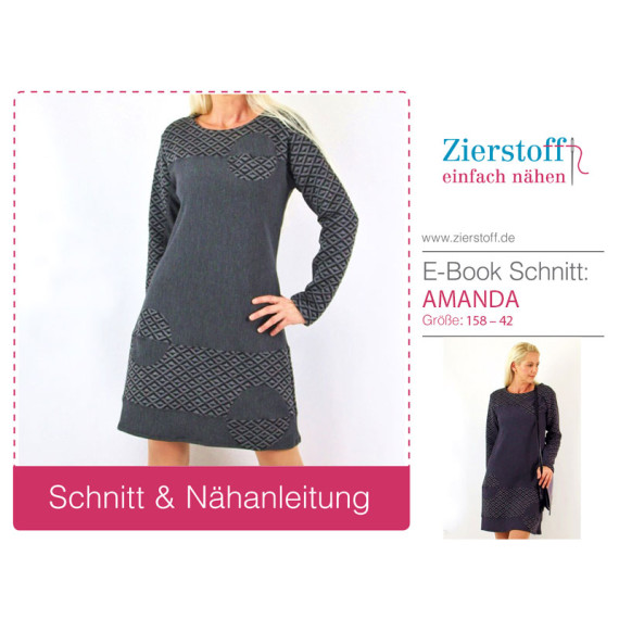 E-BOOK – Kleid “AMANDA”, GR. 158 – DAMENGR. 46