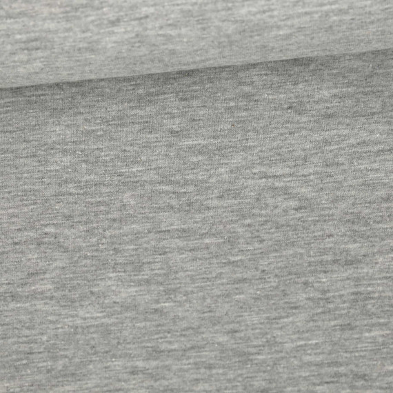 Jersey Smutje - Hell Meliert  - 150cm - Hellgrau - #40