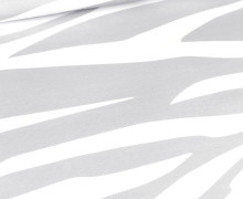Sommersweat - BIG Zebra - Grau - Weiß - Bio Qualität - Anlukaa - abby and me