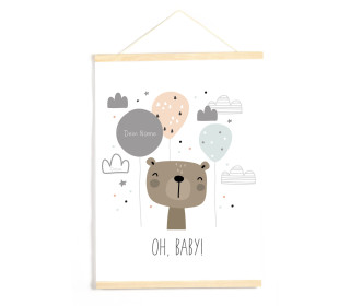 DIY-Stoffposter - Baby - Oh Baby Bear