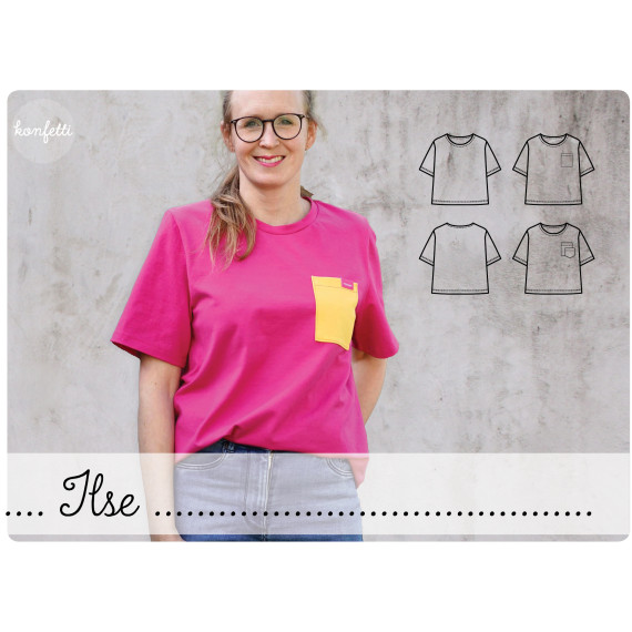 Ilse Boxy-Shirt Konfetti Patterns