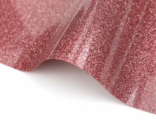 Poli-Flex Pearl Glitter A4 - Poli-Tape - Bügelfolie - Rose-Gold