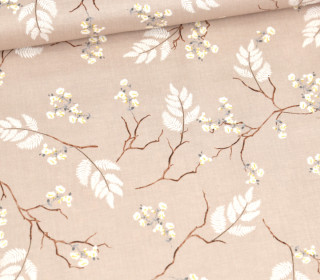 Baumwolle - Webware - Ring A Roses - Brilliant - Back To Nature - Beige - Gütermann