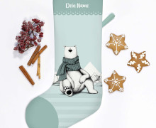 DIY-Nähset - Nikolaussocke - Softshell - Eisbär Neo - Thorsten Berger