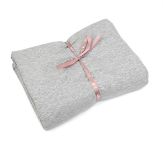 1,6m Zuschnitt - Sommersweat - Spooky Vibes - Paneel - Grau Meliert