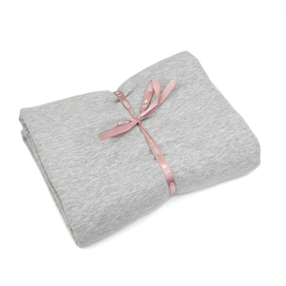 1,6m Zuschnitt - Sommersweat - Spooky Vibes - Paneel - Grau Meliert