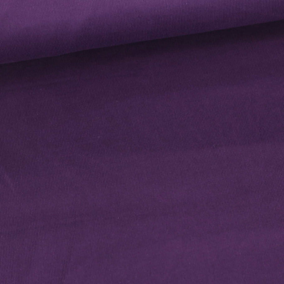 Feincord - Babycord - Baumwolle - Uni - 145g - Lila
