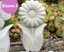 Silikon - Gießform - stehende Blume - Dekoblume - Blume 3 - vielfältig nutzbar