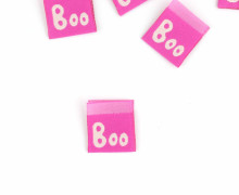 1 Label - Boo - Fuchsia - jojulein design - Halloween