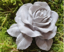Silikon - Gießform - Rosenblüte - Blüte - vielfältig nutzbar