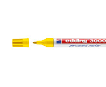 1 Permanentmarker - Rundspitze 1,5-3mm - edding 3000 - Gelb (col. 5)