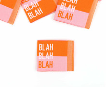 1 Label - BLAH BLAH BLAH - Rosa/Orangerot