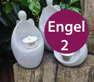Silikon - Gießform - Engel - Teelichthalter - Engel 2 - vielfältig nutzbar