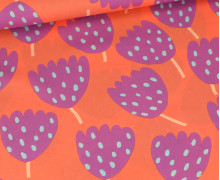 Baumwolle - Webware - Fine Poplin - NERIDA HANSEN - Tulips - Koralle