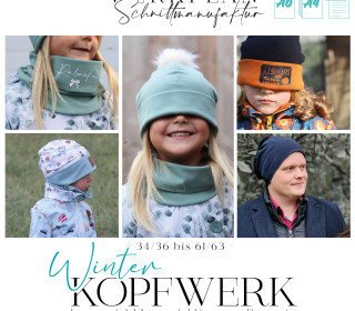 WINTERKOPFWERK Bundle | HipsterWerk | HalsWerk | MützWerk | A0 & A4 inkl. Ebenen