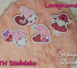 Stickdatei Set Lovegnomes ITH Stabdesigns