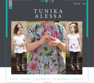 Ebook - Tunika/Kleid Alessa  / Gr. 92/98 - 140/146