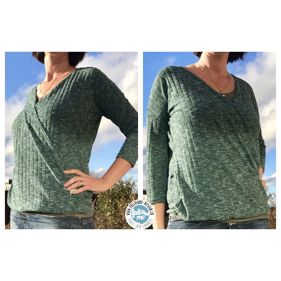 Ebook - Cross-Over Shirt - Größe 34 - 46 - Follow Me Design