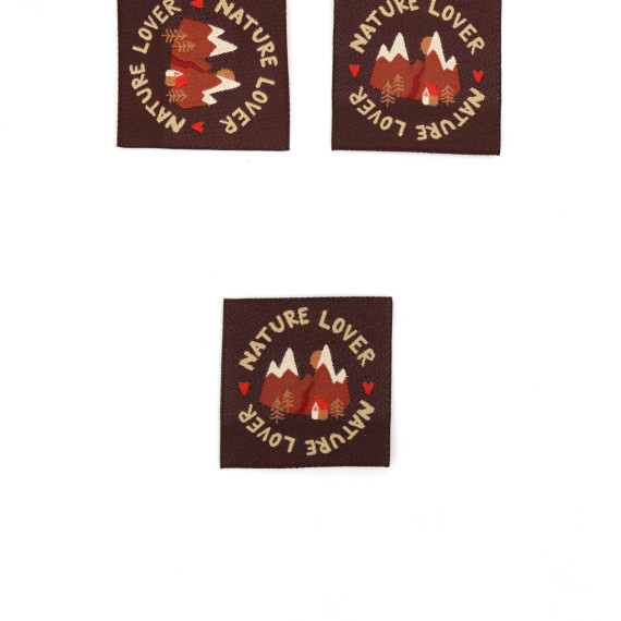 1 Label - NATURE LOVER - Dunkelbraun - jojulein design