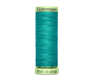 1 Rolle Knopflochgarn - Extra stark - Zierstichfaden - Gütermann - 30m - Türkis (235)