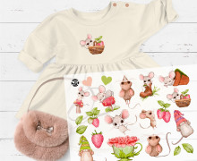 Onkel Bo's Bügelbilder - DIN A4 - Strawberry Friends