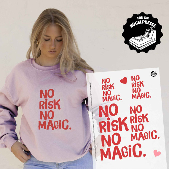 Onkel Bo's Bügelbilder - DIN A4 - No Risk No Magic - BIG