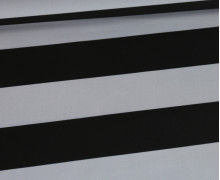 Softshell - Fleece - SIMPLE stripes - Schwarz/Grau - Anlukaa - abby and amy
