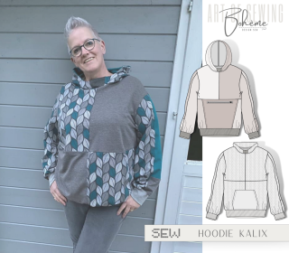 Hoodie | EU46-62 | Kalix W2409 | Bohème Design