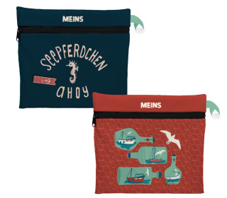 DIY-Nähset - 2 Wetbags - Softshell - Ahoi - bienvenido colorido