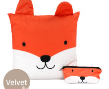 Kissenstoff - DIY-Tierkissen - Adorable Animals - Fuchs - Velvet - abby and amy
