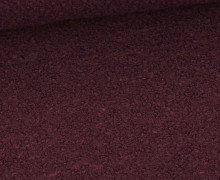 Boucle - Mantelstoff - Uni - 300g - Altbeere