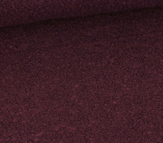 Boucle - Mantelstoff - Uni - 300g - Altbeere