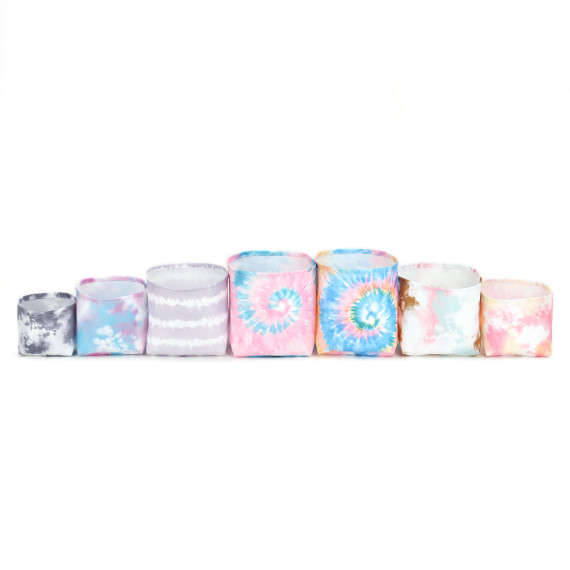 DIY-Nähset - Blumentopf - Utensilo - Tie-Dye Love - Batik - abby and amy