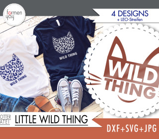PLOTTERDATEI - Little Wild Thing - Plots - Design von formenfroh - dxf + svg + jpg
