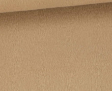 Mantelfell - Fellstoff - Fellimitat - Uni - Beigebraun