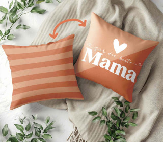 Genähtes Kissen inkl. Inlet - Für die beste Mama - Mein Hanseherz