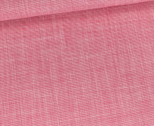 Baumwolle - Webware - Yarn Dyed - Mini Hahnentritt - Weiß/Dunkelrot