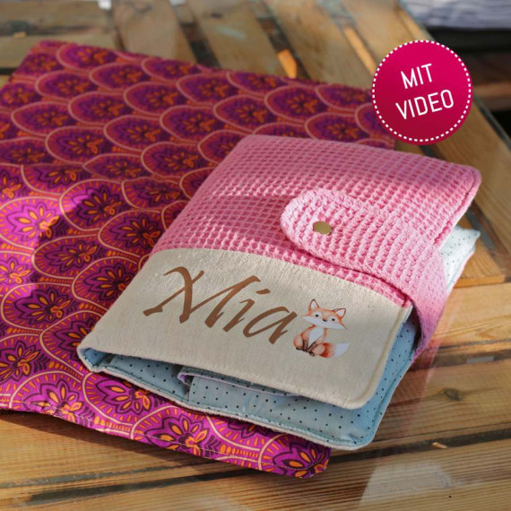 Wickeltasche und Wickeltasche Mia - Schnittmuster und Nähanleitung