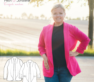 E-Book Blazer „Santorini“ Gr. 34 - 60  A4/A0 Pech&Schwefel