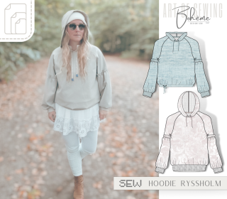 Hoodie | EU32-52 | Ryssholm W1317 | Bohème Design | A4/A0