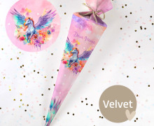 DIY-Nähset Schultüte - Enchanting Unicorn - Velvet - zum selber Nähen