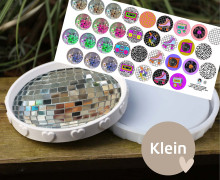 Outdoorstoff - Disco Feelings - Inlays für Silikon - Dekoteller - Tablett - Klein - Cherry Picking - abby and amy